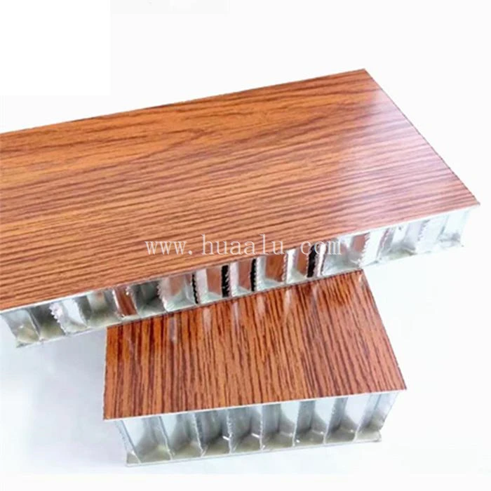 Pannello composito a nido d'ape in alluminio e legno
